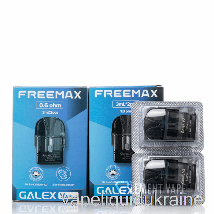 Vape Liquid Ukraine Freemax Galex V2 Replacement Pods 0.8ohm Galex V2 Pods